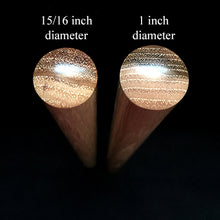 Load image into Gallery viewer, enhanced aikido jo diameter comparison