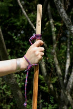 Load image into Gallery viewer, hiking with wooden stick and lanyard