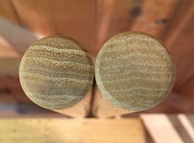 Load image into Gallery viewer, hickory dowel endgrain