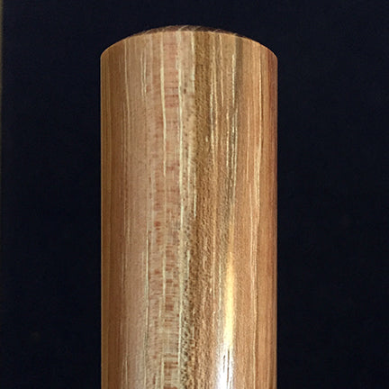 wood grain closeup on enhanced aikido jo