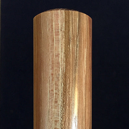 wood grain closeup on enhanced aikido jo