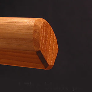 hand cut blunt point of the iwama bokken