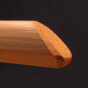 wooden katori chisel point (kissaki)