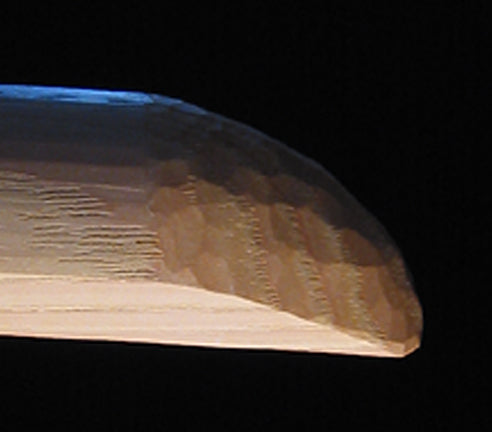 hand carved bokken sword point