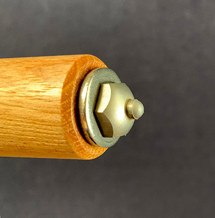 tough carbide tip on hiking stick